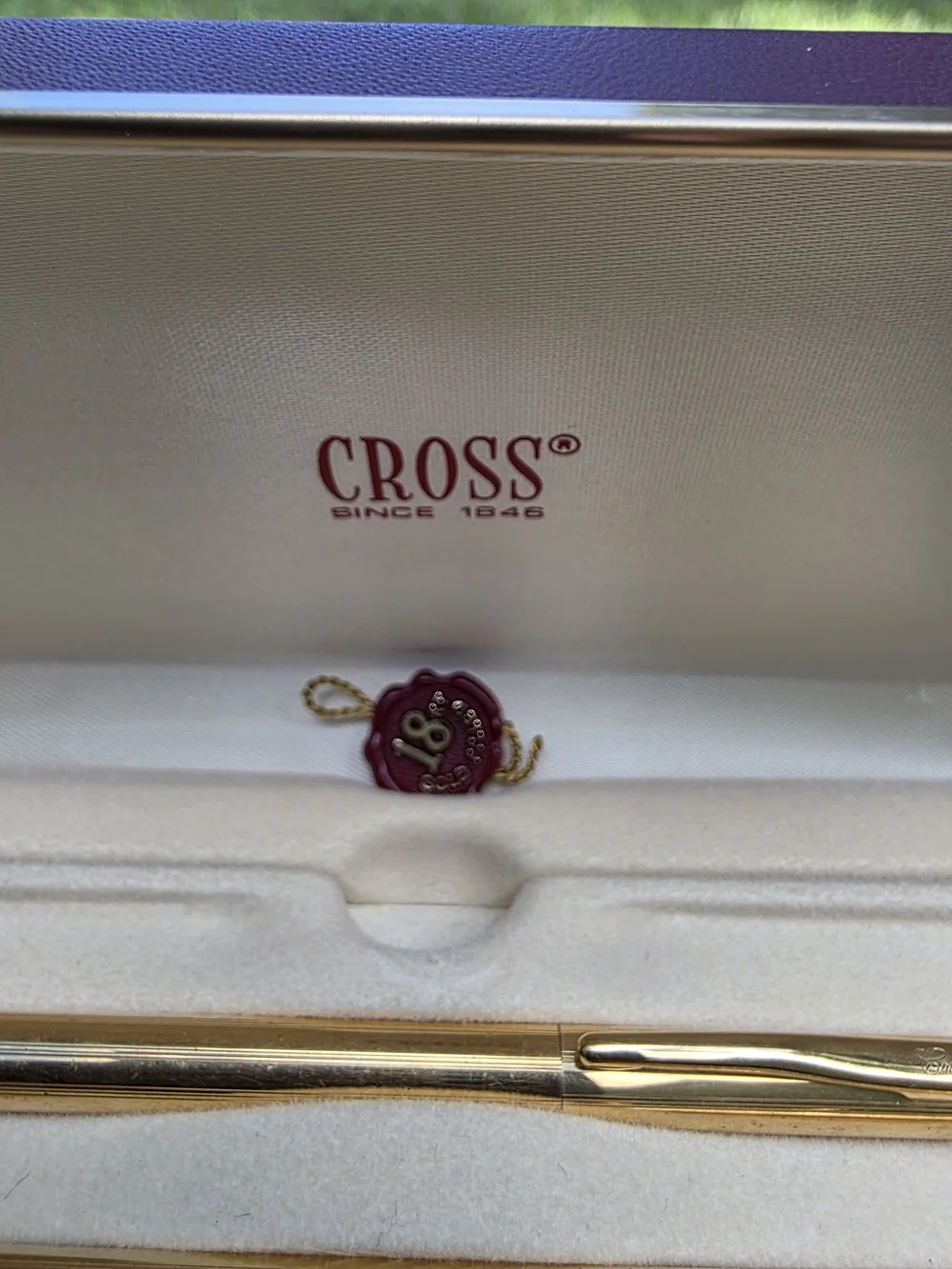 Cross 1/20 18k Gold Filled Ball Point Pen, 0.5 MM Pencil USA See Description